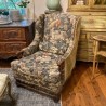 SOLD French Vintage Tapestry Sofa with Pair of Fauteuils and Ottoman