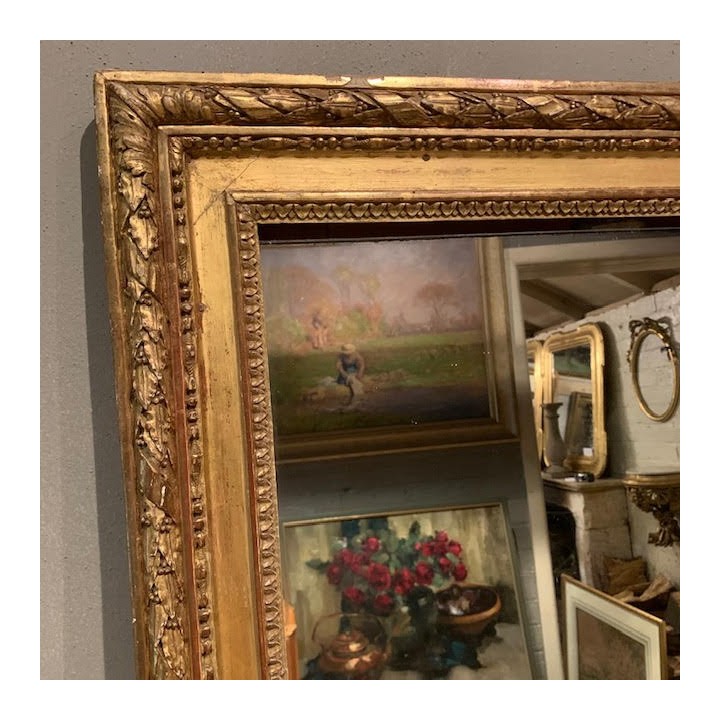 C19th French Water gilded Mirror 1720 X 1120