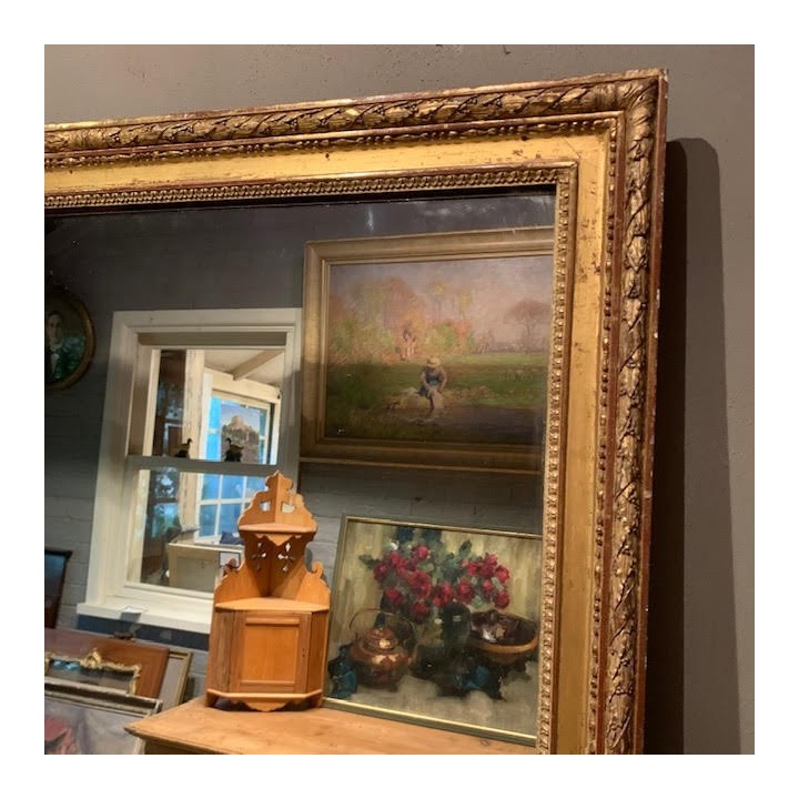 C19th French Water gilded Mirror 1720 X 1120