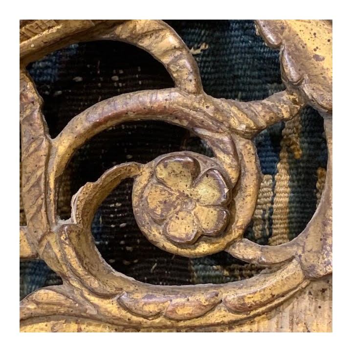 C18th Louis XVI Period Gilded Mirror 780 X 420