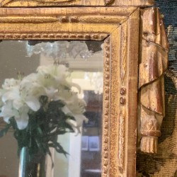 C18th Louis XVI Period Gilded Mirror 780 X 420