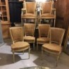 SOLD C1900 Set of Six French Louis XVI Style Dining Chairs