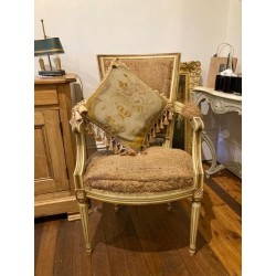 SOLD C1900 Set of Six French Louis XVI Style Dining Chairs