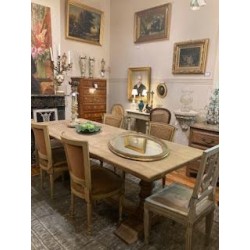 SOLD C1900 Set of Six French Louis XVI Style Dining Chairs