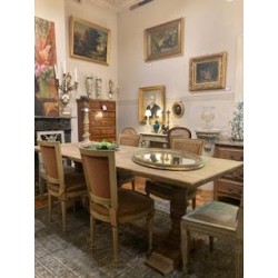 SOLD C1900 Set of Six French Louis XVI Style Dining Chairs