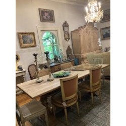 SOLD C1900 Set of Six French Louis XVI Style Dining Chairs