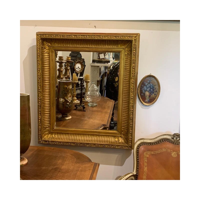 French Gilded Mirror Louis XVI Style 660 X 580