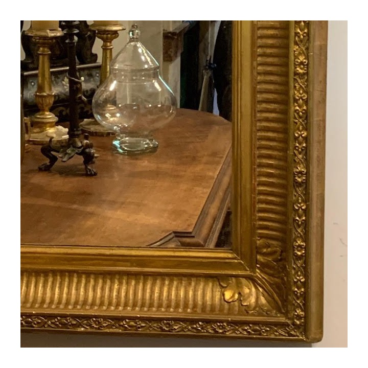 French Gilded Mirror Louis XVI Style 660 X 580