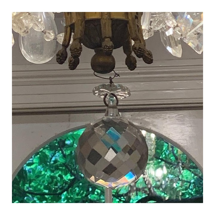 C19th French Crystal Chandelier