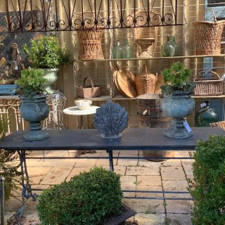 C1930 French Vintage Pair of Urns