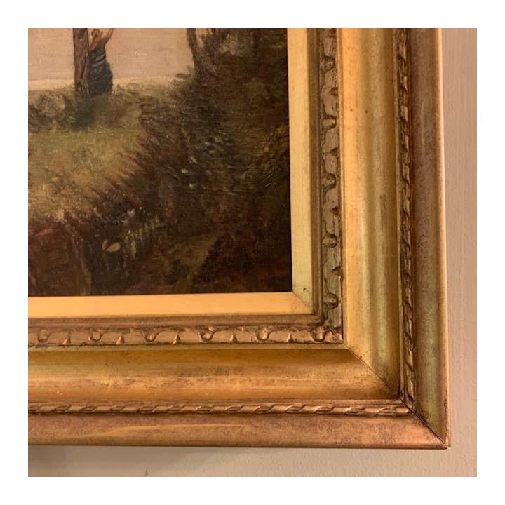 French Oil on Canvas Dance