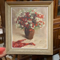 C1950 Oil On Canvas Still Life