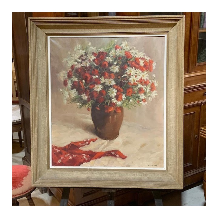 C1950 Oil On Canvas Still Life