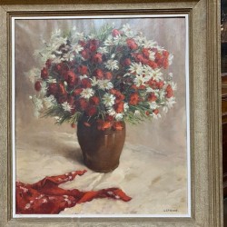 C1950 Oil On Canvas Still Life