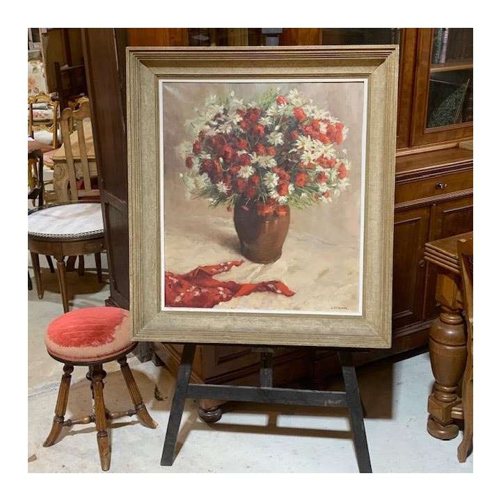 C1950 Oil On Canvas Still Life