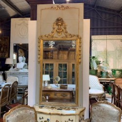 C19th French Trumeau mirror