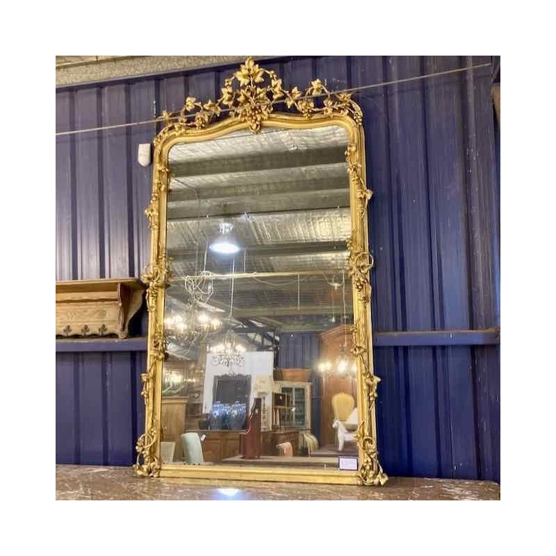 C19th French Water Gilded Mirror
