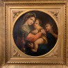 C19th Italian Oleograph of the Madonna and Child