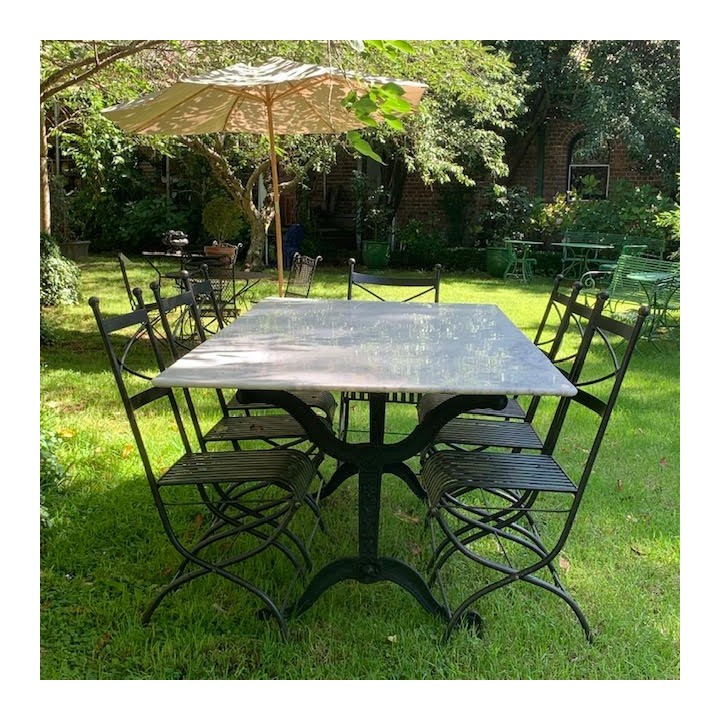 2100 x 1000 garden Tables French manner NEW