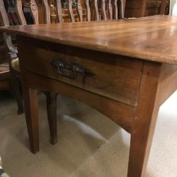 C19th French Refectory Table in Cherry Wood