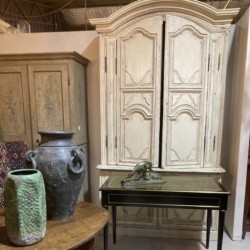 C18th French Painted Finish Buffet à deux Corps