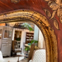 SOLD C19th French Louis Philippe Mirror Chinoiserie manner