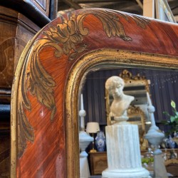 SOLD C19th French Louis Philippe Mirror Chinoiserie manner