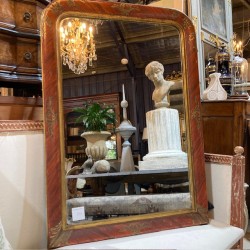 C19th French Louis Philippe Mirror Chinoiserie manner