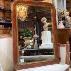 SOLD C19th French Louis Philippe Mirror Chinoiserie manner