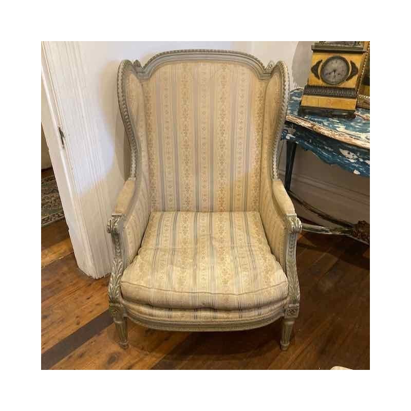 French Painted Finish Arm Chair