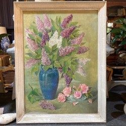 C1940 French Lilac and Roses Oil on Canvas

1050 X 750