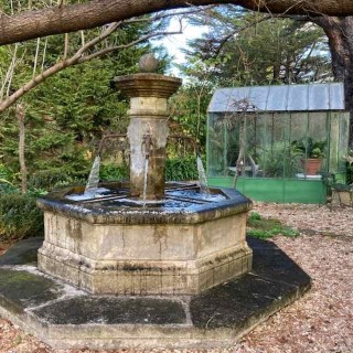 French Limestone Fountain (Octagonal)