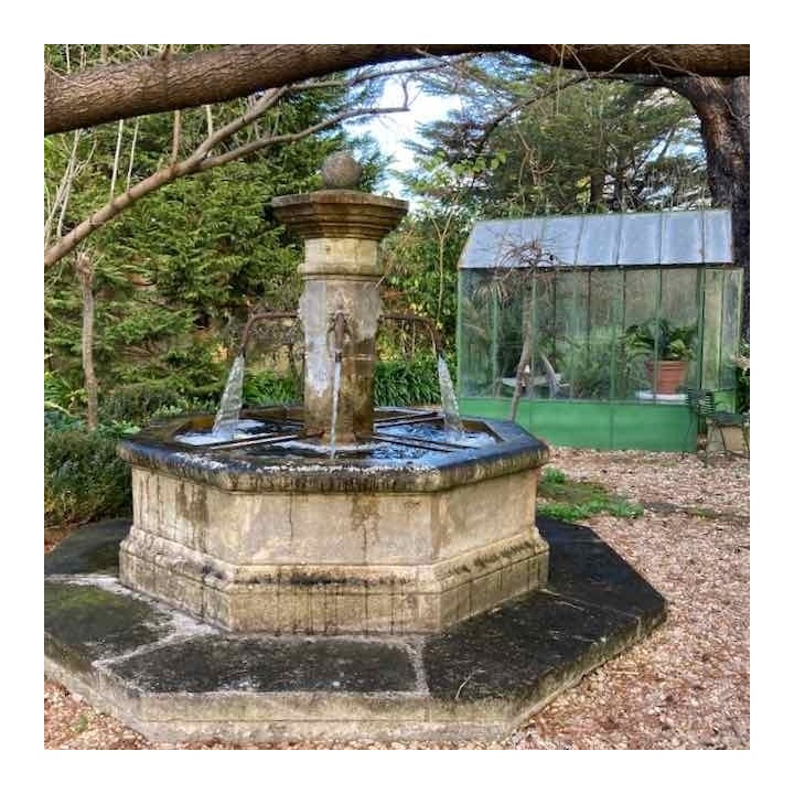French Limestone Fountain (Octagonal)