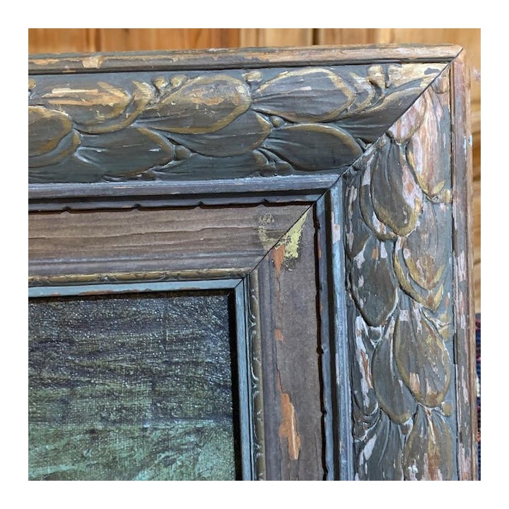 C19th Italienne Oil on Canvas