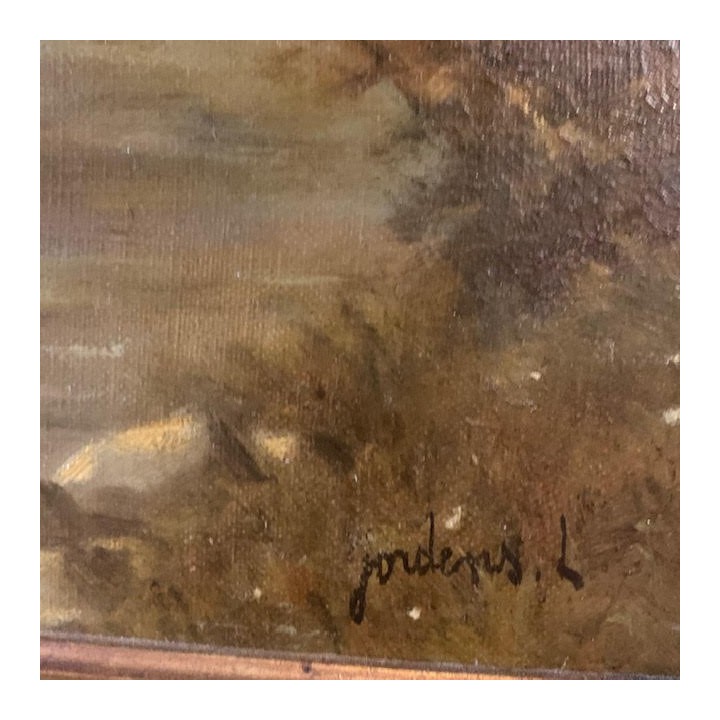 C19th Belgium Oil on Canvas