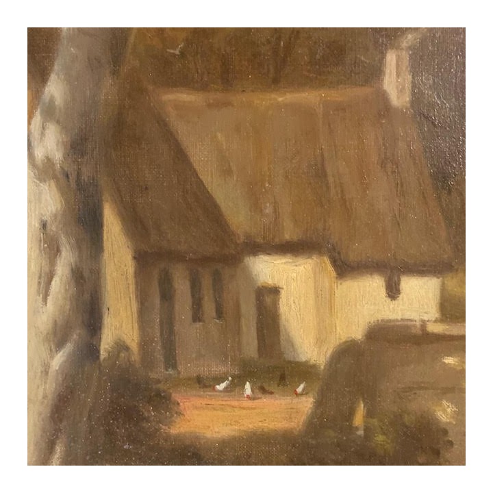 C19th Belgium Oil on Canvas