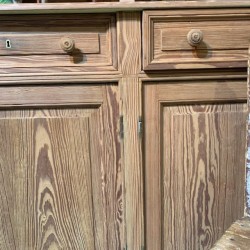 SOLD Antique French Dresser Pine