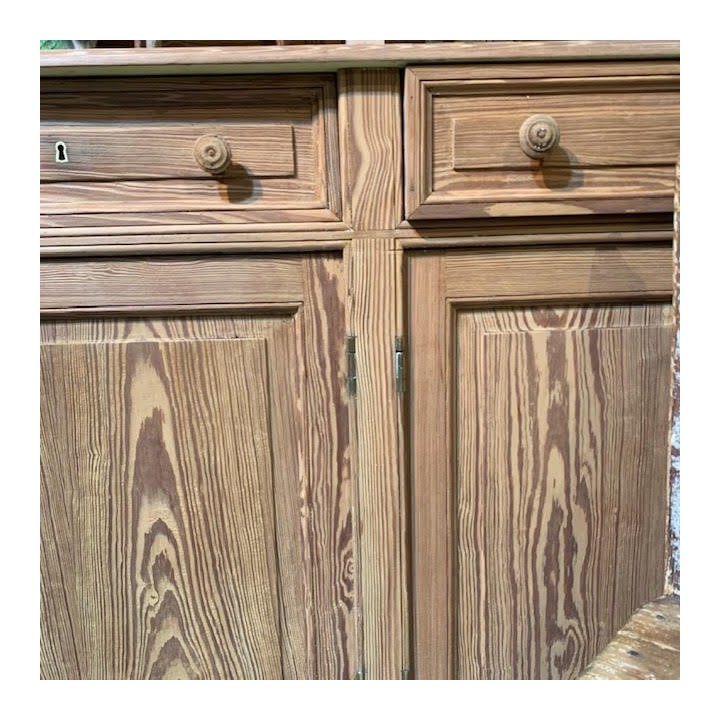 SOLD Antique French Dresser Pine