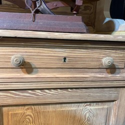 SOLD Antique French Dresser Pine
