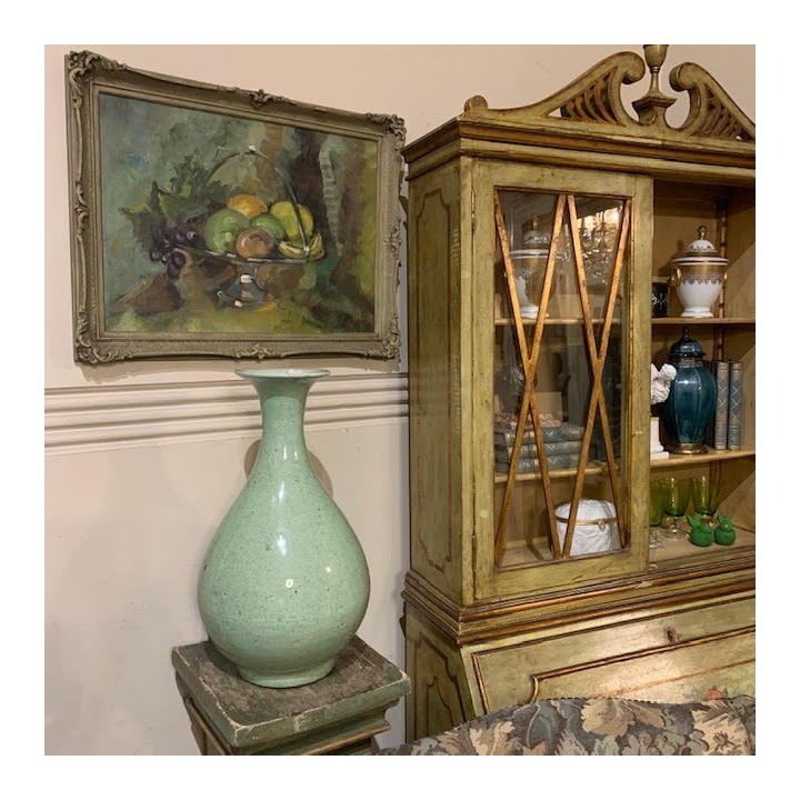 Antique French impressionist Oil on Canvas Still Life