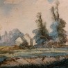 C19th French  Watercolour