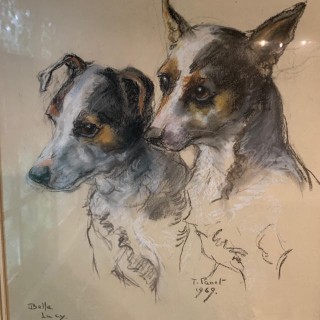 Vintage Portrait Lucy and Belle C1969