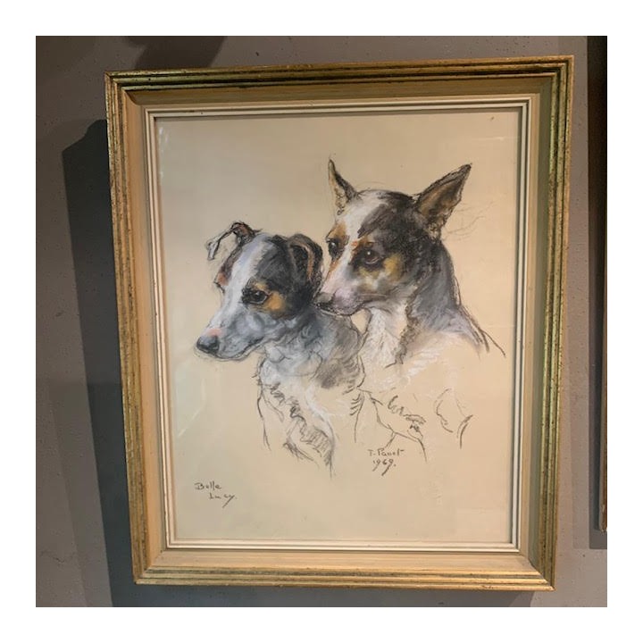 Vintage Portrait Lucy and Belle C1969