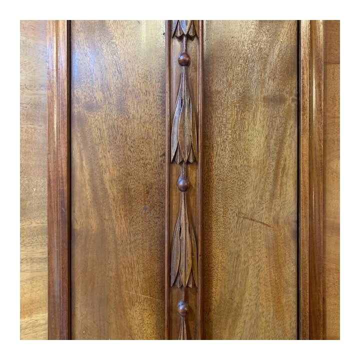 C19th English Flame Mahogany Gentleman's Press