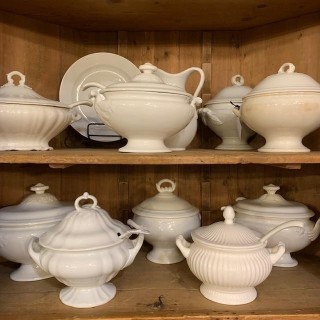 C19th - C 1900's French and Belgium Terrines