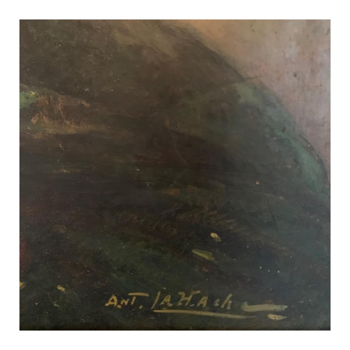 C1900-1940 Flemish Still Life Oil on Canvas