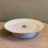 92 Pce French Porcelain service White and Gold 92 pce