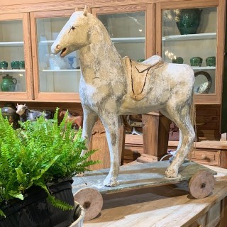 C1900 Swedish Papier-Mâché Horse