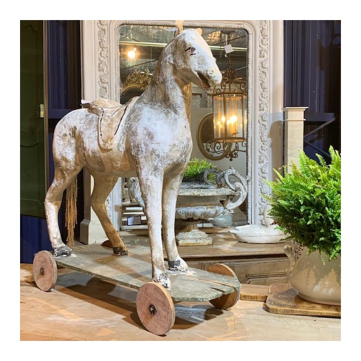 C1900 Swedish Papier-Mâché Horse