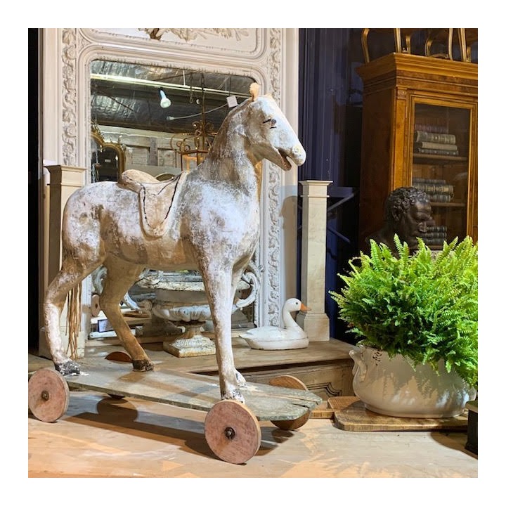 C1900 Swedish Papier-Mâché Horse